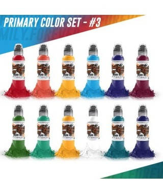 Набор красок World Famous Ink - Primary Color set 3 12 X 30ml 
Набор красок World Famous Ink - Primary Color set 3 12 X 30ml