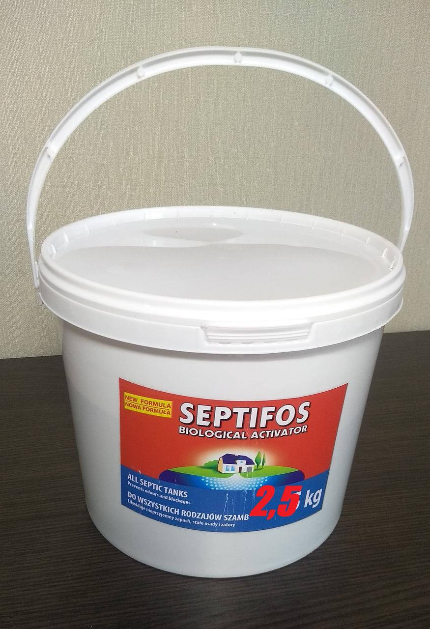 Активатор биологический SEPTIFOS 2,5 кг. (70 порций) для септиков уличных туалетов, выгребных ям.
Активатор биологический SEPTIFOS 2,5 кг. (70 порций) для септиков уличных туалетов, выгребных ям.