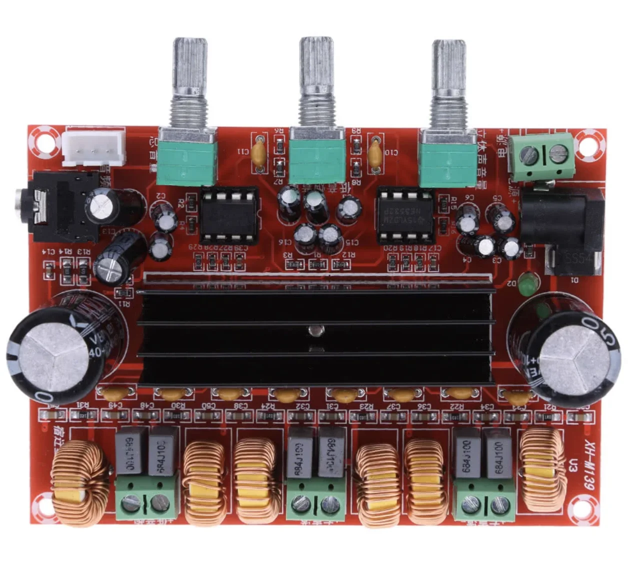 Усилитель плата сабвуфер TPA3116D2 2.1, 12-24 В, 4 А, 50x2 Вт + 100 Вт
Усилитель плата сабвуфер TPA3116D2 2.1, 12-24 В, 4 А, 50x2 Вт + 100 Вт