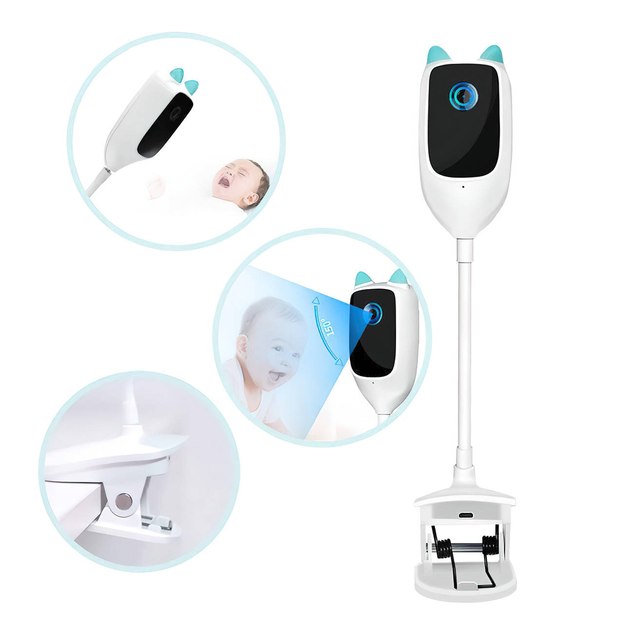 Беспроводная видеоняня с подключением к телефону SMART WIFI C1 V380 Pro, камера радионяня с wifi (NS), Белый
Беспроводная видеоняня с подключением к телефону SMART WIFI C1 V380 Pro, камера радионяня с wifi (NS), Белый