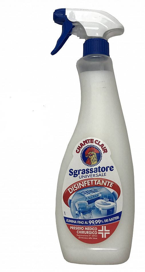 Aнтибактериальный очиститель Chante Clair Sgrassatore Universale Disinfettante, 625 мл
Aнтибактериальный очиститель Chante Clair Sgrassatore Universale Disinfettante, 625 мл