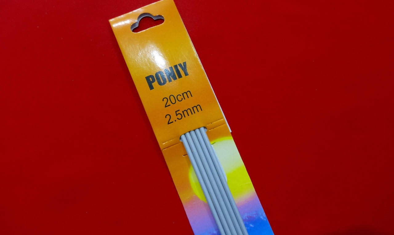 Спицы носочные № 2.5 мм тефлон 20 см
Спицы носочные № 2.5 мм тефлон 20 см