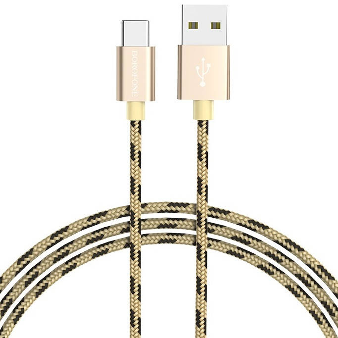 Кабель для зарядки телефона USB Type-C Android BOROFONE BX24 |1m / 2.4A| Золотой, Золотистый
Кабель для зарядки телефона USB Type-C Android BOROFONE BX24 |1m / 2.4A| Золотой, Золотистый