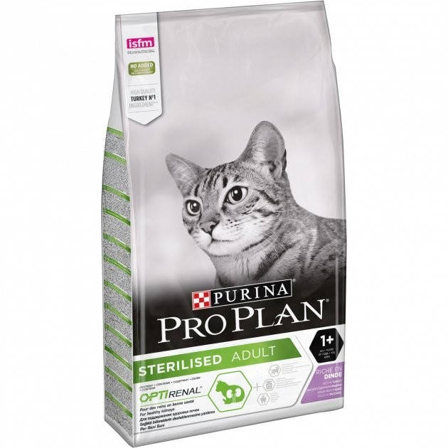 Pro Plan Sterilised Adult Turkey 10 кг Сухой корм для стерилизованных кошек и котов с индейкой Пурина Про План
Pro Plan Sterilised Adult Turkey 10 кг Сухой корм для стерилизованных кошек и котов с индейкой Пурина Про План