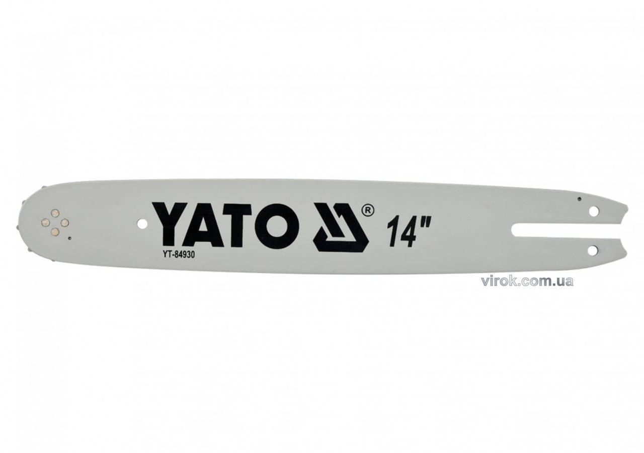 Шина направляюча l= 14"/ 36 см (50 ланок) для ланцюгових пил YATO YT-84950, YT-84960 YT-84930
Шина направляюча l= 14"/ 36 см (50 ланок) для ланцюгових пил YATO YT-84950, YT-84960 YT-84930