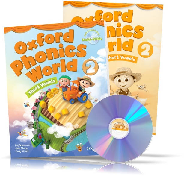 Oxford Phonics World 2, Student's book + Workbook + DVD / Учебник + Тетрадь (комплект с диском) английского
Oxford Phonics World 2, Student's book + Workbook + DVD / Учебник + Тетрадь (комплект с диском) английского