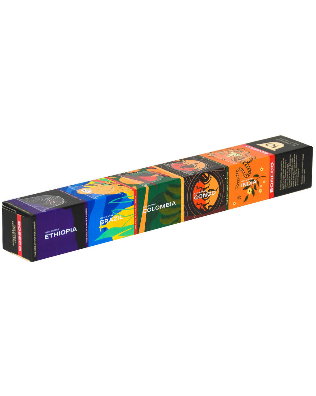 Кофе в капсулах Boseco Nespresso Дегустационный набор №2 (10 шт.) Бельгия Great Coffee Lands
Кофе в капсулах Boseco Nespresso Дегустационный набор №2 (10 шт.) Бельгия Great Coffee Lands