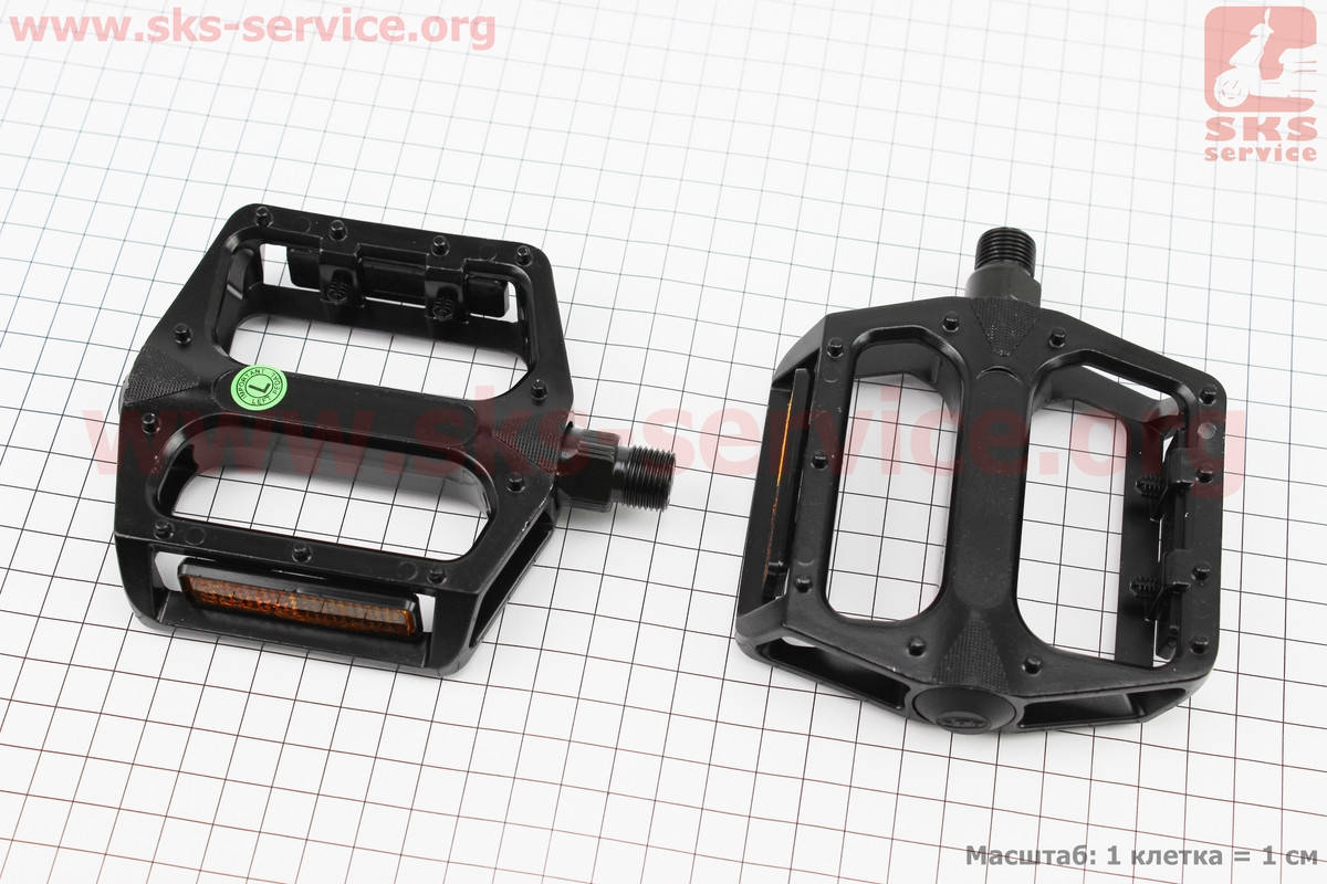 Педали MTB широкие 9/16" (108x100x24mm) алюминиевые, черные NWL-219 
Педали MTB широкие 9/16" (108x100x24mm) алюминиевые, черные NWL-219