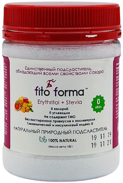 Природный подсластитель Fito Forma (180 грамм)
Природный подсластитель Fito Forma (180 грамм)