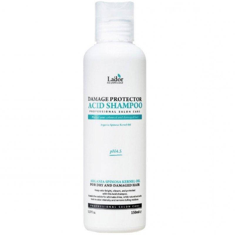 Бесщелочный шампунь для волос с протеинами шелка La'dor Damage Protector Acid shampoo ph 4.5 (150 мл)
Бесщелочный шампунь для волос с протеинами шелка La'dor Damage Protector Acid shampoo ph 4.5 (150 мл)