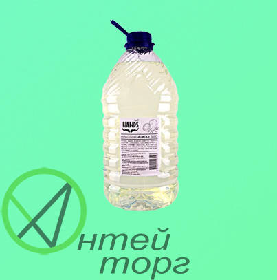 Рідке мило "Hands" Тропічний кокос, банка 5л 
Рідке мило "Hands" Тропічний кокос, банка 5л