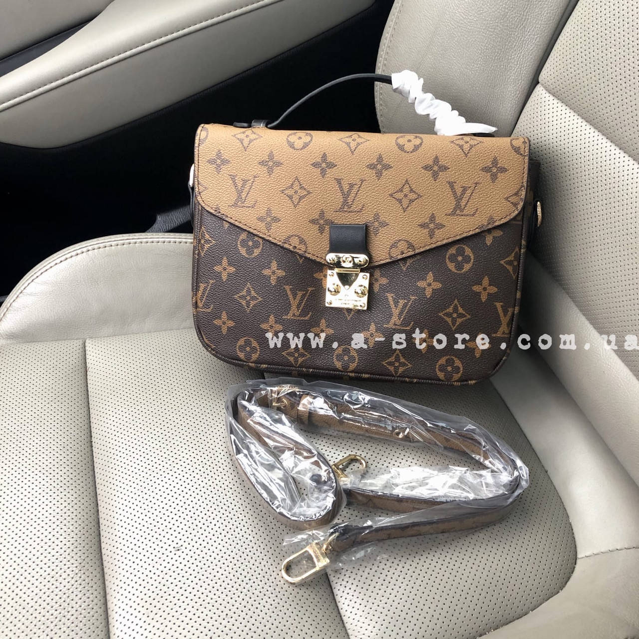 Качество! Сумка в стиле Louis Vuitton Metis комбинированная расцветка, Коричневый 
Качество! Сумка в стиле Louis Vuitton Metis комбинированная расцветка, Коричневый
