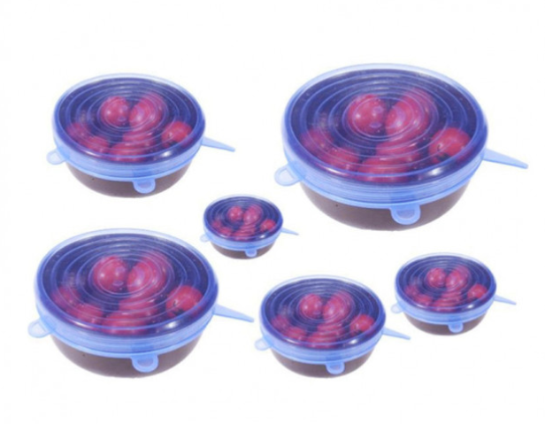 Набор силиконовых крышек для посуды универсальные 6 штук Stretch silicone lids Голубой (KG-2388), Синий
Набор силиконовых крышек для посуды универсальные 6 штук Stretch silicone lids Голубой (KG-2388), Синий