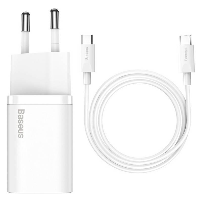 Сетевое зарядное устройство адаптер BASEUS Type-C to Type-C cable Super Si Quick Charger 1Type-C, 3A/25W, Белый
Сетевое зарядное устройство адаптер BASEUS Type-C to Type-C cable Super Si Quick Charger 1Type-C, 3A/25W, Белый