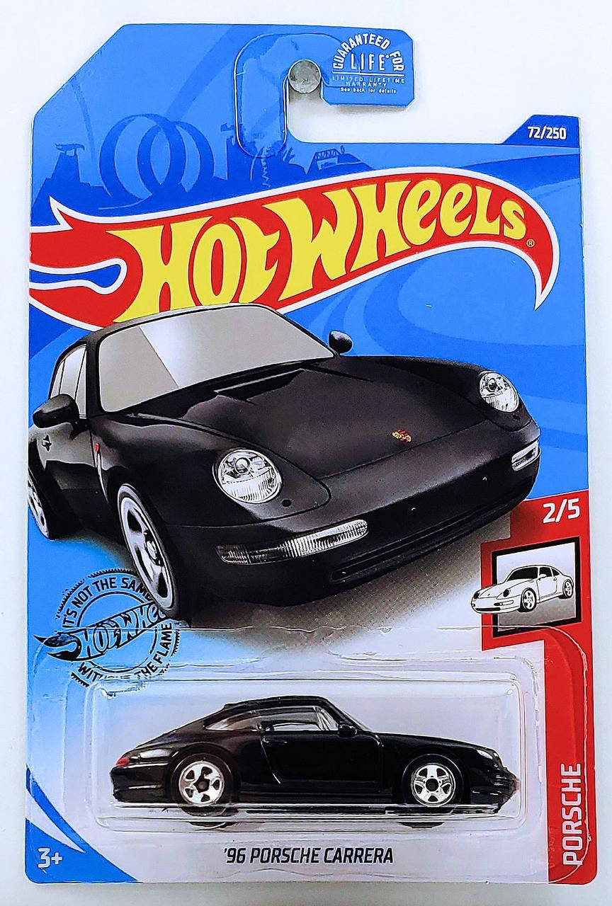 Машинка Hot Wheels - '96 Porsche Carrera - 2020 Porsche (#072) black - GHD19. Mattel Оригинал, Черный
Машинка Hot Wheels - '96 Porsche Carrera - 2020 Porsche (#072) black - GHD19. Mattel Оригинал, Черный