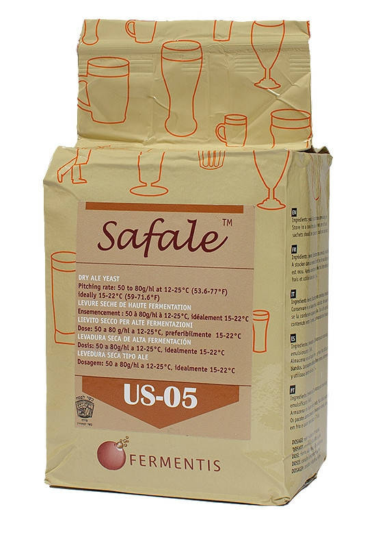 Пивные дрожжи Fermentis US-05, 500 гр. 
Пивные дрожжи Fermentis US-05, 500 гр.