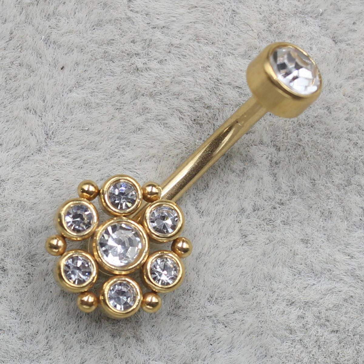 Серьга банан пирсинг пупок лимоный оттенок из медецинской стали от Stainless Steel размер 50х10мм кристалы
Серьга банан пирсинг пупок лимоный оттенок из медецинской стали от Stainless Steel размер 50х10мм кристалы