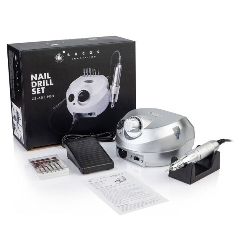 Фрезер для маникюра и педикюра Bucos Innovation ZS-601 Pro на 45 Вт 35000 оборотов, серебро
Фрезер для маникюра и педикюра Bucos Innovation ZS-601 Pro на 45 Вт 35000 оборотов, серебро