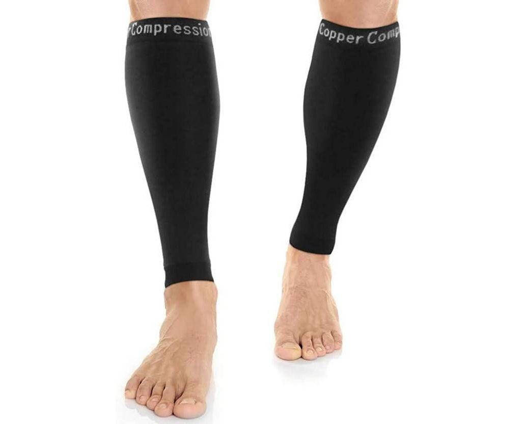 Компрессионные гетры copper fit calf compression sleeves размер S/M обхват 24 - 39 см. черные, Черный
Компрессионные гетры copper fit calf compression sleeves размер S/M обхват 24 - 39 см. черные, Черный