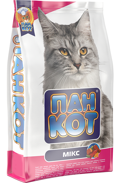 Пан Кот Микс Сухой полноценный корм для кошек с содержанием рыбы, говядины, курицы 400гр
Пан Кот Микс Сухой полноценный корм для кошек с содержанием рыбы, говядины, курицы 400гр