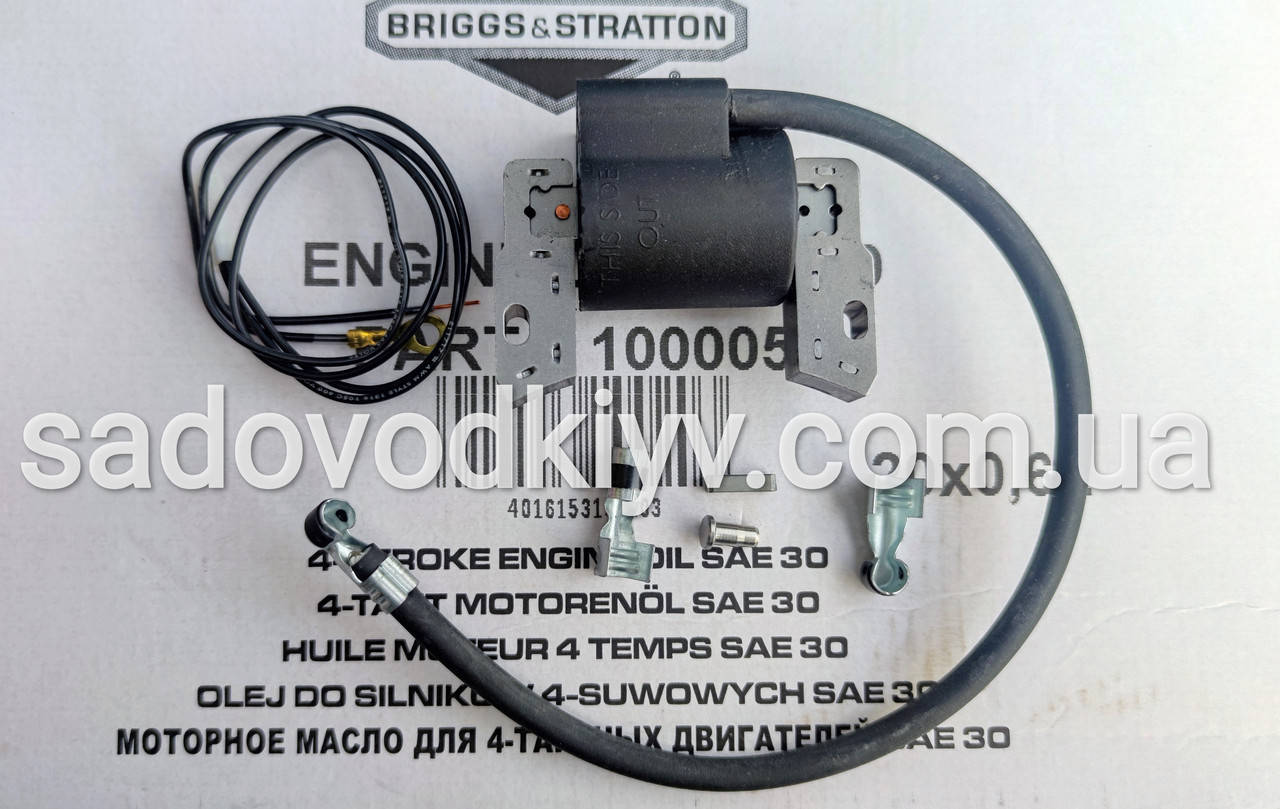 Катушка зажигания для двигателя B&S газонокосилок Viking MB 2 R, MB 248, MB 443 (591420)
Катушка зажигания для двигателя B&S газонокосилок Viking MB 2 R, MB 248, MB 443 (591420)