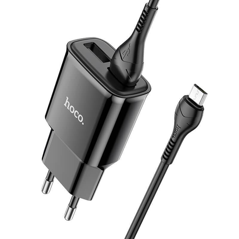 Сетевое зарядное устройство для телефона на 2USB + кабель MicroUSB HOCO C88A |2USB, 2.4A| Черный
Сетевое зарядное устройство для телефона на 2USB + кабель MicroUSB HOCO C88A |2USB, 2.4A| Черный