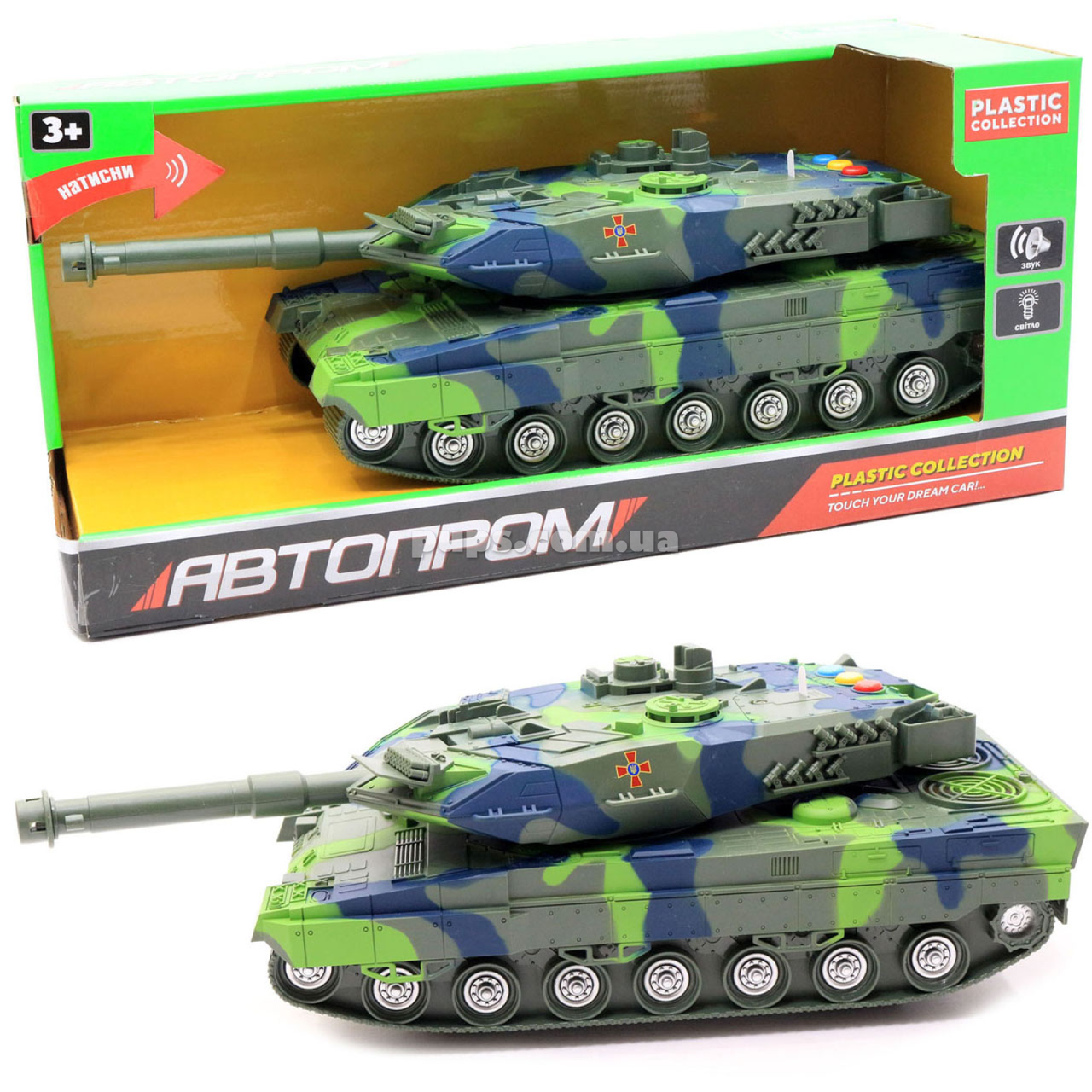 Машинка игровая автопром «Танк» (световые и звуковые эффекты) зеленый, 37х13х10 (7960), Зелёный
Машинка игровая автопром «Танк» (световые и звуковые эффекты) зеленый, 37х13х10 (7960), Зелёный