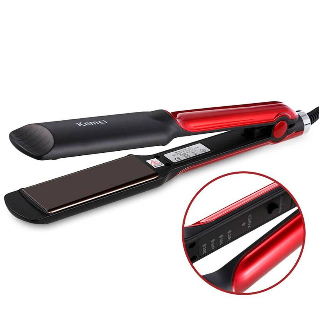 Плойка выпрямитель для волос Kemei KM-531 40 Вт с регулировкой температуры - Утюжок выравниватель
Плойка выпрямитель для волос Kemei KM-531 40 Вт с регулировкой температуры - Утюжок выравниватель