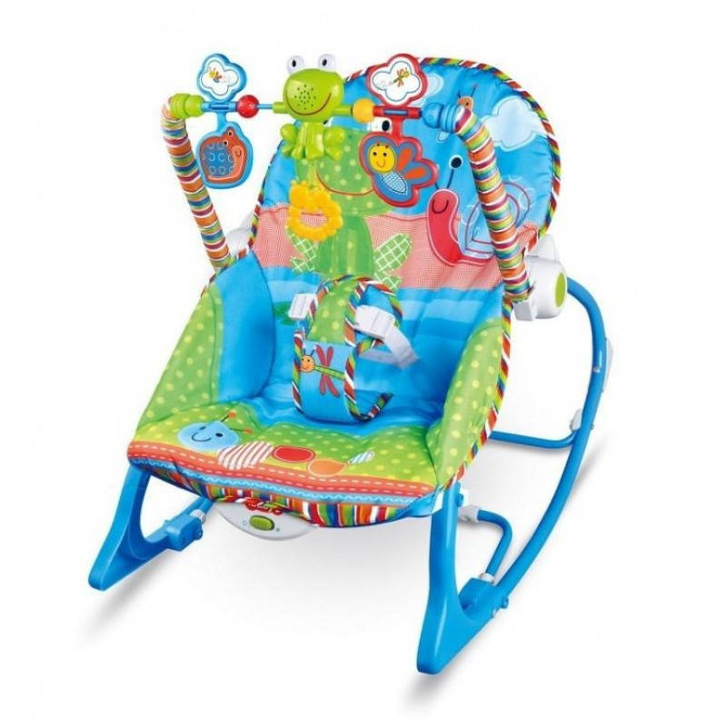 Детское массажное кресло-каталка I baby, шезлонг Infant-to-toddler Rocker с вибрацией 
Детское массажное кресло-каталка I baby, шезлонг Infant-to-toddler Rocker с вибрацией