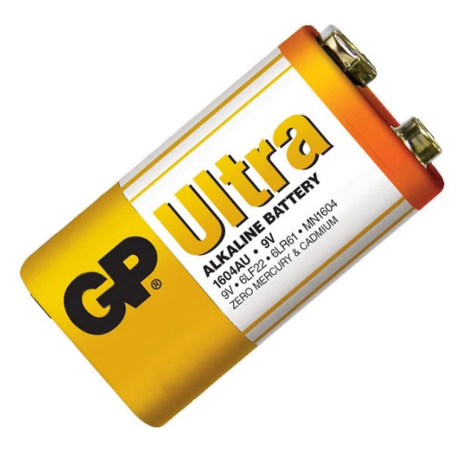 Батарейка крона GP Ultra Alkaline Battery 9V. Алкалиновая батарейка. Элемент питания крона 1604AU 6LR61
Батарейка крона GP Ultra Alkaline Battery 9V. Алкалиновая батарейка. Элемент питания крона 1604AU 6LR61