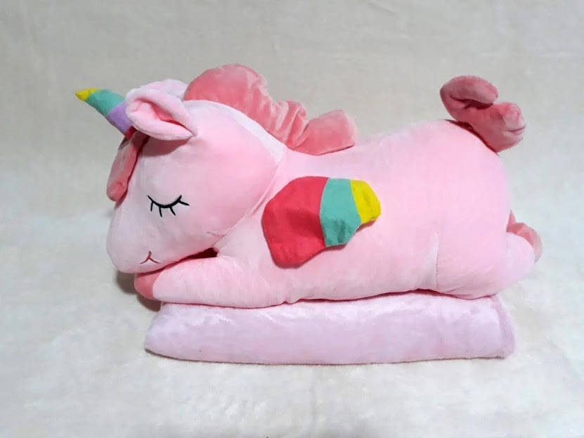 Плед игрушка подушка 3 в 1 Единорог розовый
Плед игрушка подушка 3 в 1 Единорог розовый