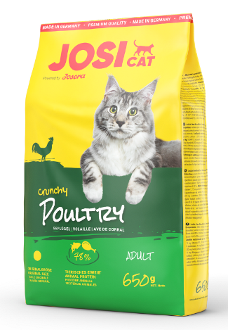Сухой корм Josera JosiCat Crunchy Poultry (28/9) с птицей для взрослых кошек 0,65 кг
Сухой корм Josera JosiCat Crunchy Poultry (28/9) с птицей для взрослых кошек 0,65 кг