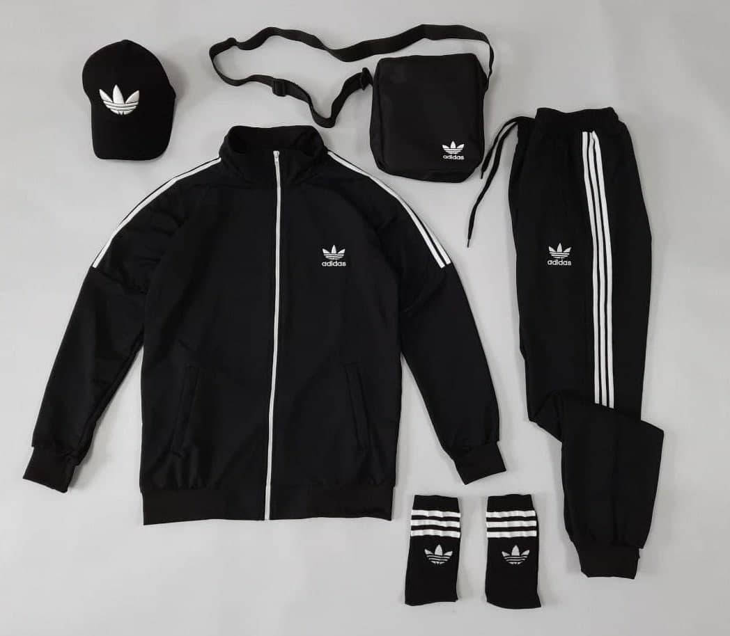 Мужской спортивный костюм Adidas весна осень / спортивный костюм мужской adidas черный +барсетка, носки, кепка XL
Мужской спортивный костюм Adidas весна осень / спортивный костюм мужской adidas черный +барсетка, носки, кепка XL
