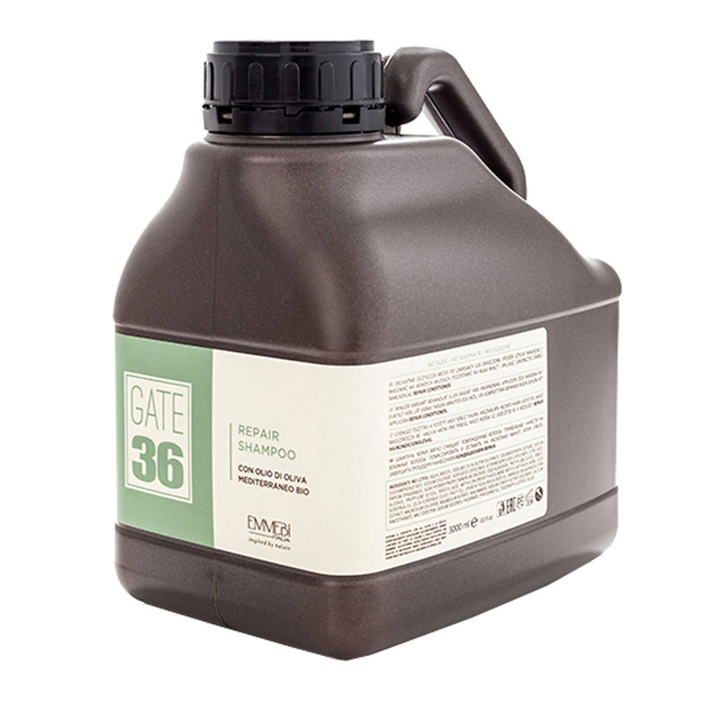 Emmebi Italia Gate 36 Oliva Bio Repair Shampoo Безсульфатный восстанавливающий шампунь, 3000 мл
Emmebi Italia Gate 36 Oliva Bio Repair Shampoo Безсульфатный восстанавливающий шампунь, 3000 мл