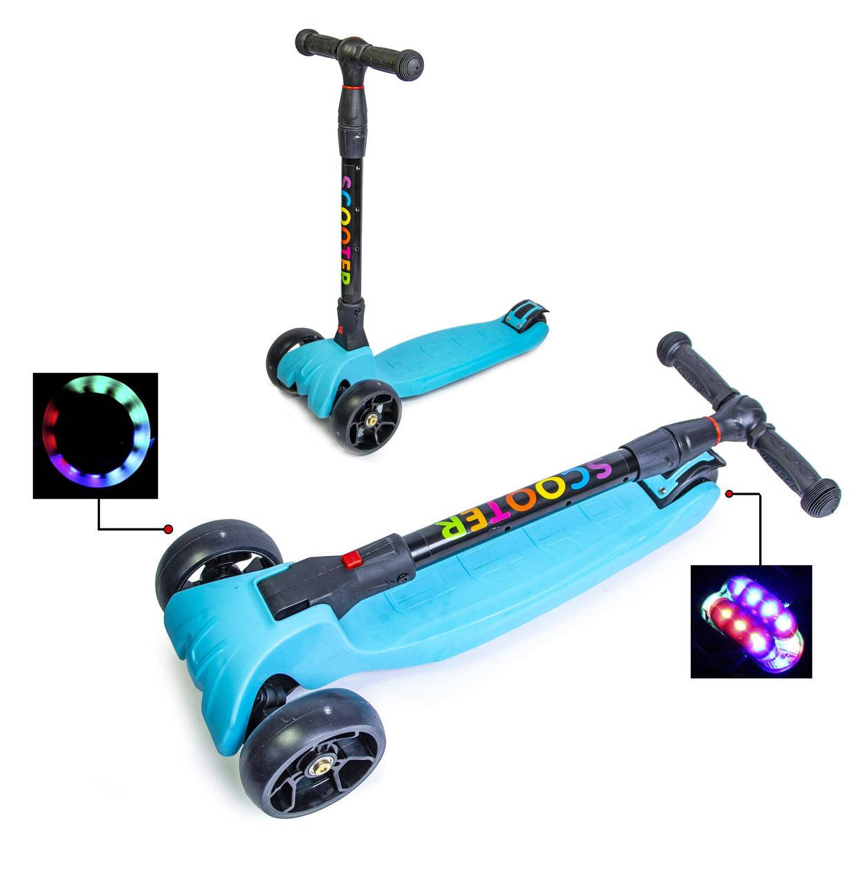 Детский самокат 4 колеса складная ручка Scooter 3 до 6 лет светящимися колесами алюминиевый мальчику девочке, Разные цвета
Детский самокат 4 колеса складная ручка Scooter 3 до 6 лет светящимися колесами алюминиевый мальчику девочке, Разные цвета