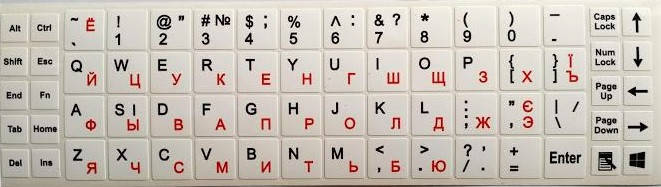 Наклейка на клавіатуру Деколь Value для клавіатури Lat/Ukr/Rus 13x13 Разные цвета(98.00.0004)
Наклейка на клавіатуру Деколь Value для клавіатури Lat/Ukr/Rus 13x13 Разные цвета(98.00.0004)