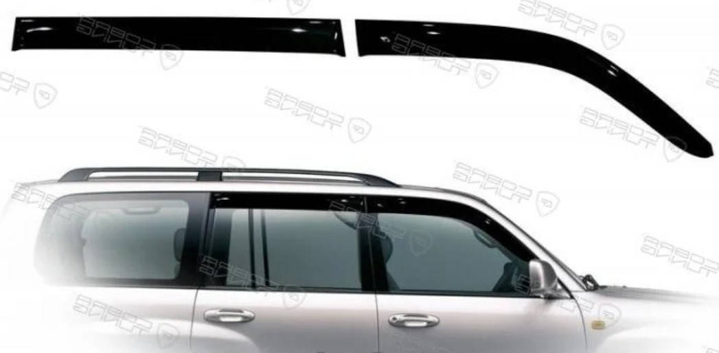 Дефлекторы окон (ветровики) Toyota Land Cruiser 100 1998-2007 LC100, ANV - Cobra Tuning, T21598
Дефлекторы окон (ветровики) Toyota Land Cruiser 100 1998-2007 LC100, ANV - Cobra Tuning, T21598