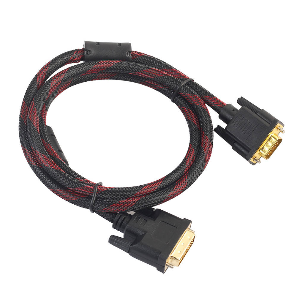 Кабель VGA (тато) -DVI-I (тато) (24 + 5) 1.5метра 2 фериту обплетення круглий чорний Q200, Черный
Кабель VGA (тато) -DVI-I (тато) (24 + 5) 1.5метра 2 фериту обплетення круглий чорний Q200, Черный