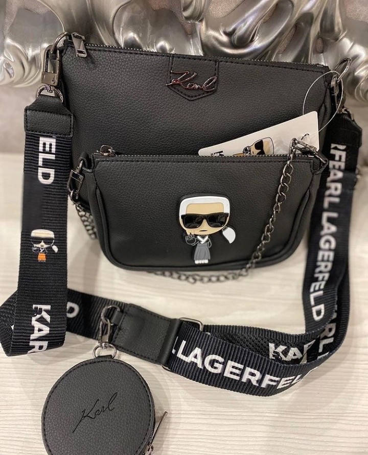 Модная женская сумка Karl Lagerfeld Карл Лагерфельд 3 в 1, Черный
Модная женская сумка Karl Lagerfeld Карл Лагерфельд 3 в 1, Черный