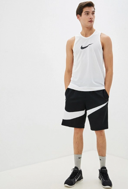Мужской летний спортивный костюм НАЙК NIKE Мужская белая майка и черные шорты M, Черный
Мужской летний спортивный костюм НАЙК NIKE Мужская белая майка и черные шорты M, Черный