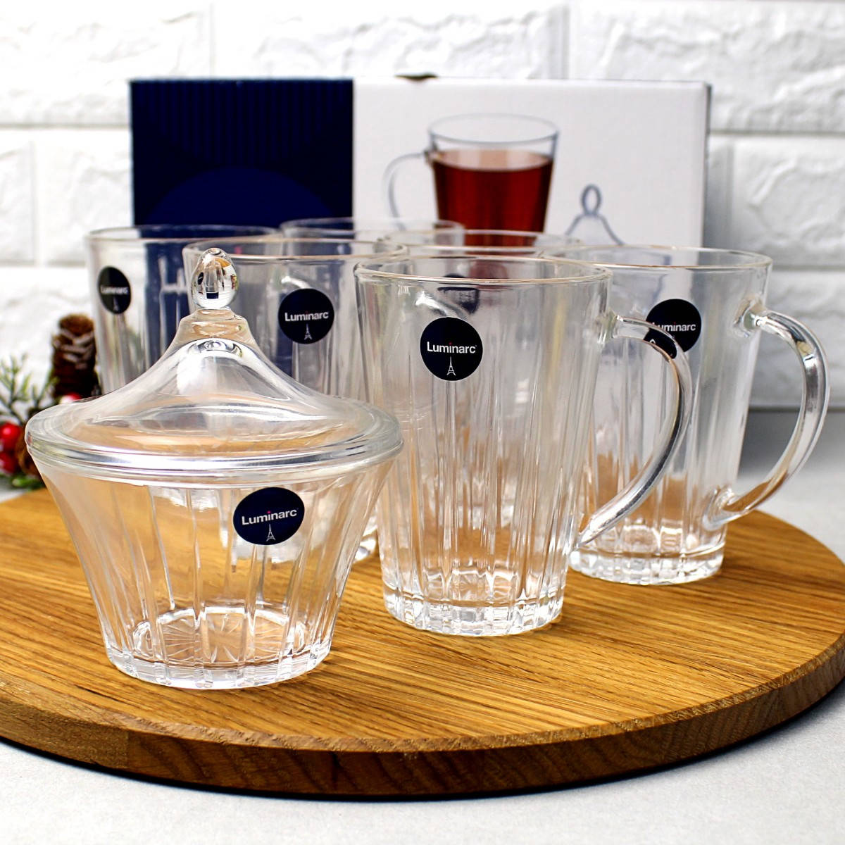 Чайный сервиз 7 предметов Luminarc Lance (p2696)
Чайный сервиз 7 предметов Luminarc Lance (p2696)