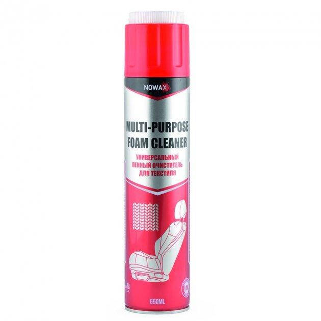 Пенный очиститель текстиля 650 мл NOWAX Multi-Purpose Foam Cleaner \ Пенный очиститель NOWAX + щетка
Пенный очиститель текстиля 650 мл NOWAX Multi-Purpose Foam Cleaner \ Пенный очиститель NOWAX + щетка