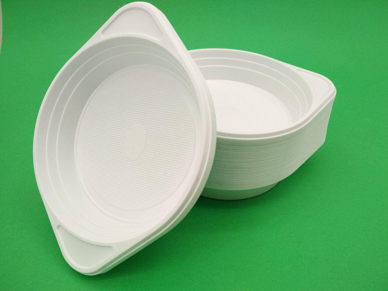 Одноразовая тарелка для первых блюд обьем 350мл (100 шт), Белый
Одноразовая тарелка для первых блюд обьем 350мл (100 шт), Белый