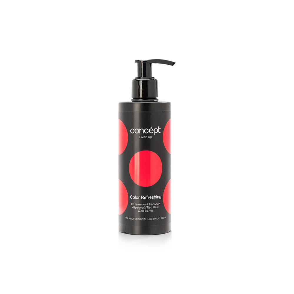 Оттеночный бальзам для волос Concept Professionals Fresh Up для красных оттенков, 250 ml
Оттеночный бальзам для волос Concept Professionals Fresh Up для красных оттенков, 250 ml