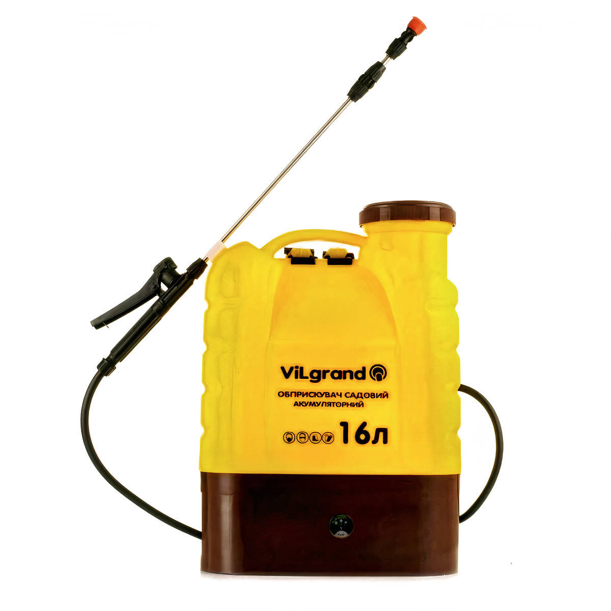 Опрыскиватель аккумуляторный ViLgrand SGA-16RP2 (12 В; регулятор мощности; раздвижная удочка 96 см)
Опрыскиватель аккумуляторный ViLgrand SGA-16RP2 (12 В; регулятор мощности; раздвижная удочка 96 см)