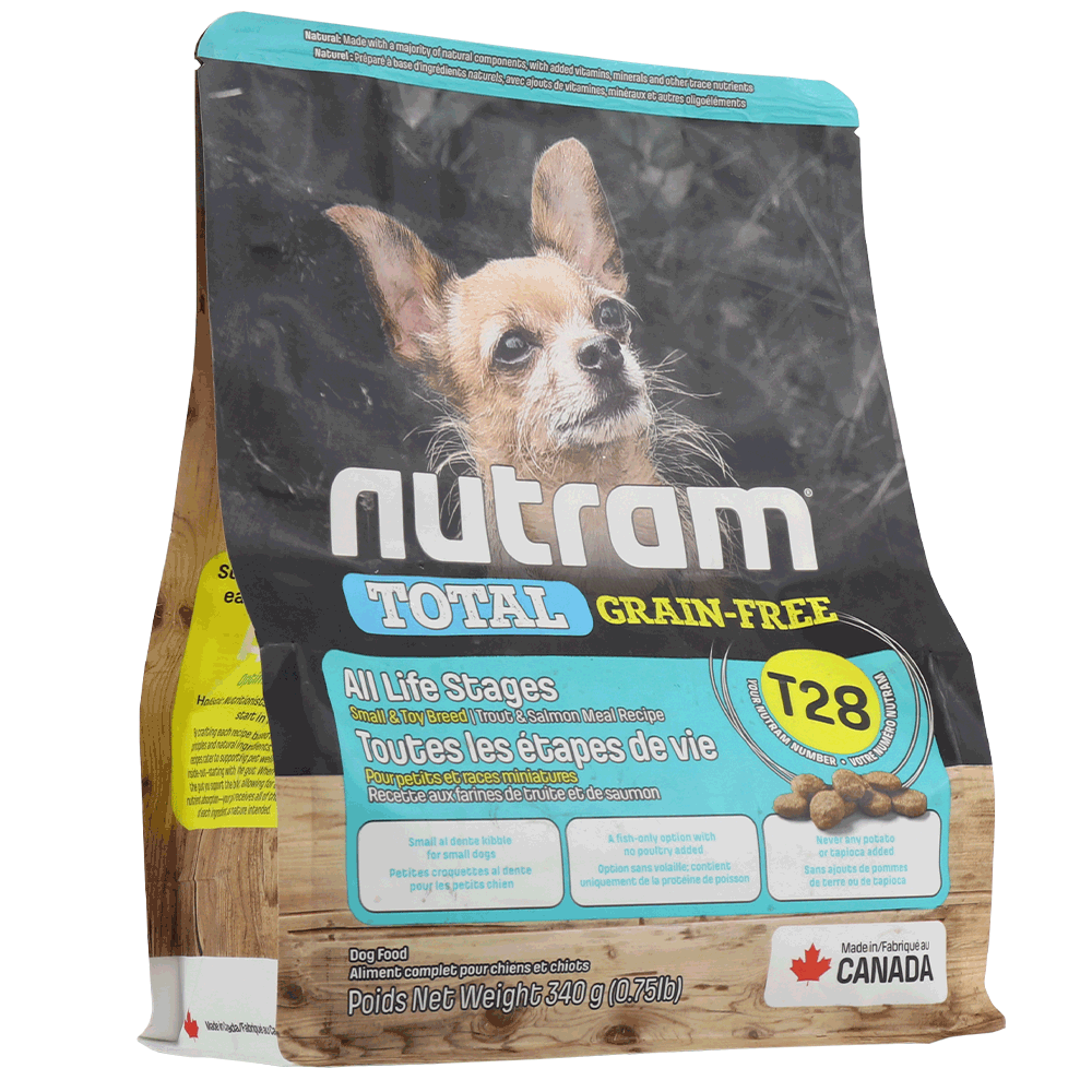 T28_NUTRAM Total GF MINI Salmon & Trout Корм беззерновой для мелких пород собак 0.340 кг
T28_NUTRAM Total GF MINI Salmon & Trout Корм беззерновой для мелких пород собак 0.340 кг