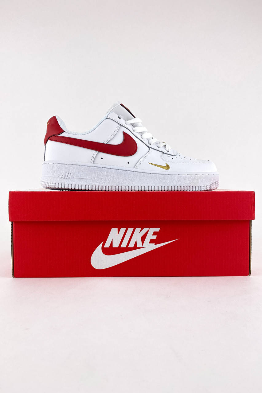 Кроссовки мужские Nike Air Force Low White Red в стиле Найк Аир Форс Лоу белые красные кожаные, Белый
Кроссовки мужские Nike Air Force Low White Red в стиле Найк Аир Форс Лоу белые красные кожаные, Белый