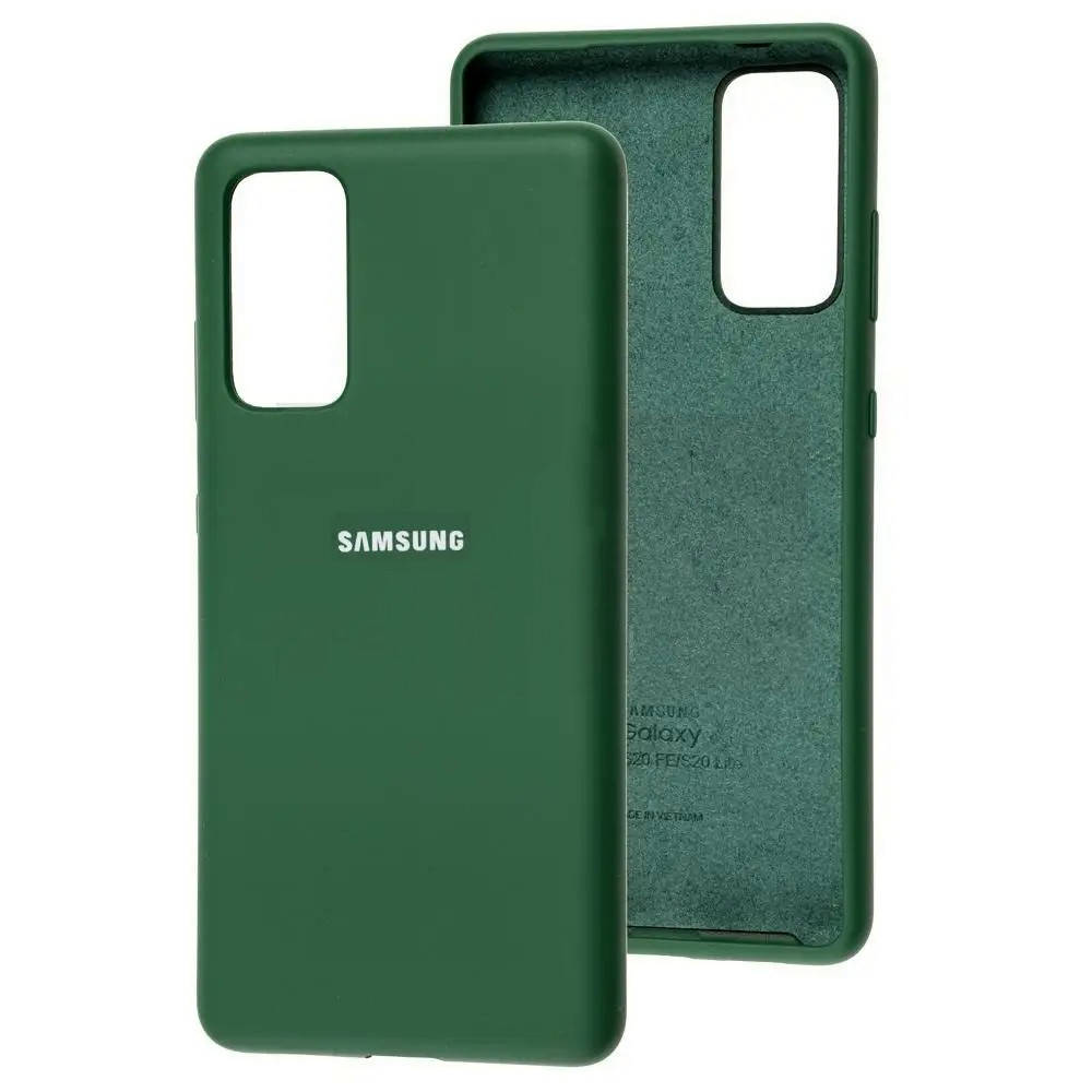 Силиконовый чехол для Samsung Galaxy S20 FE Зеленый микрофибра soft touch, Зелёный
Силиконовый чехол для Samsung Galaxy S20 FE Зеленый микрофибра soft touch, Зелёный