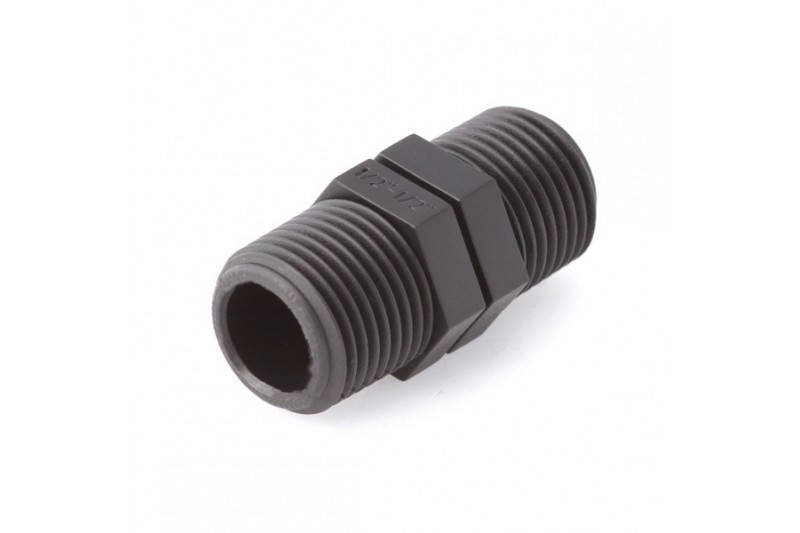 Нипель ПЕ с резьбой 1/2"НРх1/2"НР для систем водоснабжения, фитинги для водопровода, Presto-PS
Нипель ПЕ с резьбой 1/2"НРх1/2"НР для систем водоснабжения, фитинги для водопровода, Presto-PS