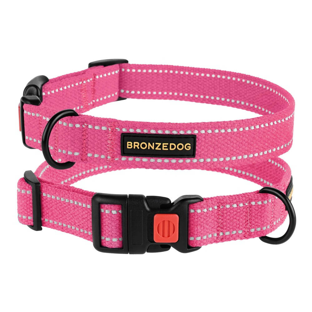 Ошейник для Собак Bronzedog Сotton Рефлекторный х/б Брезент с Пластиковой Пряжкой Розовый
Ошейник для Собак Bronzedog Сotton Рефлекторный х/б Брезент с Пластиковой Пряжкой Розовый
